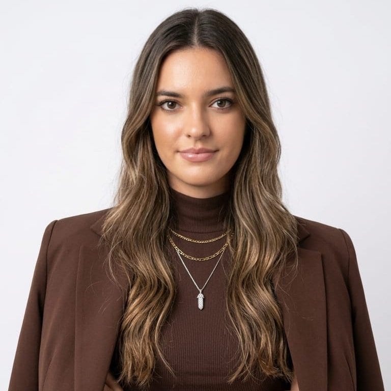 Retrato de Magali Koop, consultora en inversiones inmobiliarias en Paraguay.